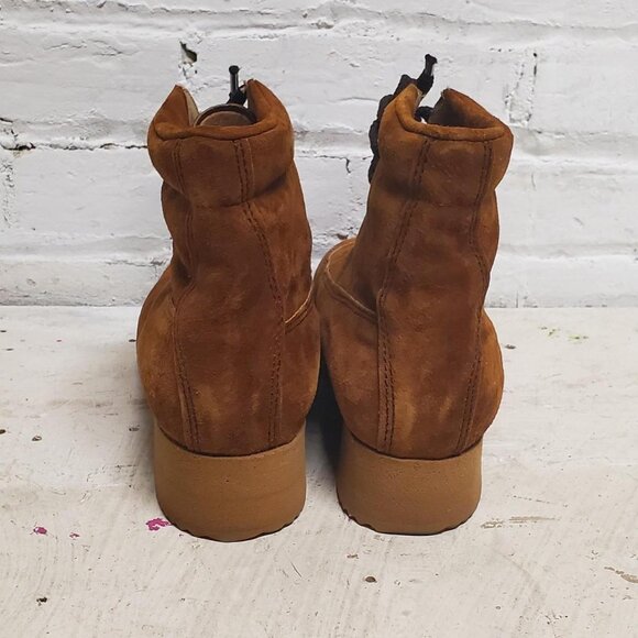 Mens vintage 70s Aspen  brown suede trail finder ankle high hiking boots main image 8